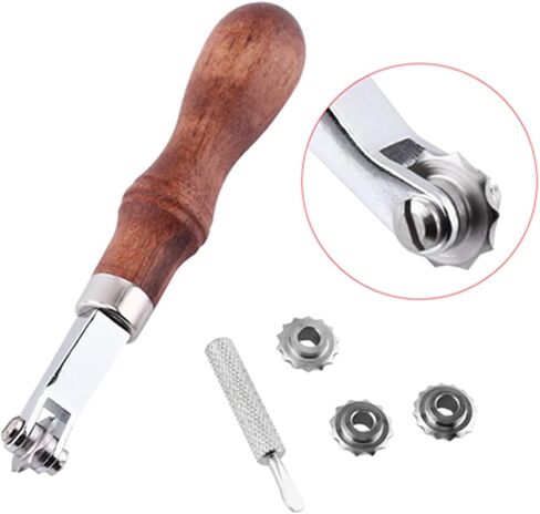 1pc Leathercraft Spacer Embossing System Set Leather Sewing Design Tool in Kuwait