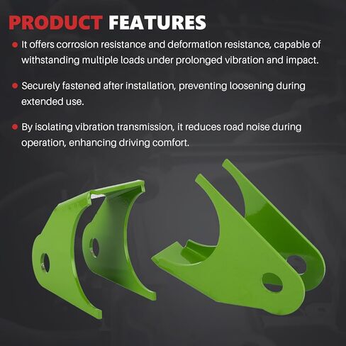 2PCS Rear Upper Shock Mount Repair Bracket Rear Shock Mounting Compatible with 1999-2007 Chevrolet Silverado 1999-2006 GMC Sierra 1500 2500 Replace 523-288 Driver Left Side Shock Mount in Kuwait