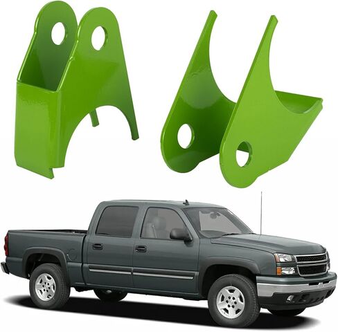2PCS Rear Upper Shock Mount Repair Bracket Rear Shock Mounting Compatible with 1999-2007 Chevrolet Silverado 1999-2006 GMC Sierra 1500 2500 Replace 523-288 Driver Left Side Shock Mount in Kuwait
