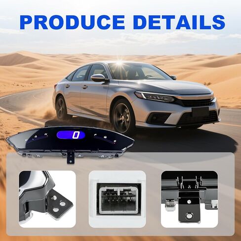 Speedometer Dash Display Gauge Instrument for 2006-2011 Honda Civic, 78120-SNA-A13 in Kuwait