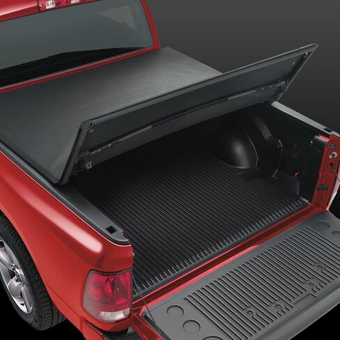 غطاء تونيو ناعم ثلاثي الطي متوافق مع 94-04 Chevy S10 GMC Sonoma Fleetside 6 Ft. غطاء سرير شاحنة قابل للتعديل ومقاوم للطقس من الفينيل الناعم in Kuwait