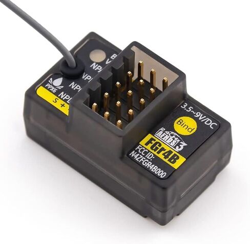 Flysky FGr4B Receiver 2.4GHz 4 Channel Receiver for Flysky AFHDS3 PL18 NB4 NB4 Lite Transmitter in Kuwait