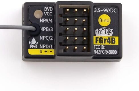Flysky FGr4B Receiver 2.4GHz 4 Channel Receiver for Flysky AFHDS3 PL18 NB4 NB4 Lite Transmitter in Kuwait
