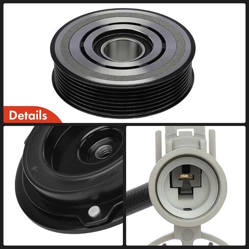 A-Premium Air Conditioner AC Compressor Clutch Kit Compatible with Lexus IS250 2006-2013, IS350 2011-2013, GS300 2006, GS350 2007-2011, AWD in Kuwait