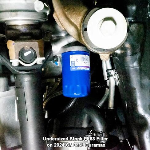 - فلتر زيت ممتاز عالي الكفاءة (طويل) 114000750 متوافق مع 2020+ GM 6.6L Duramax L5P (يستبدل AC Delco PF26) in Kuwait
