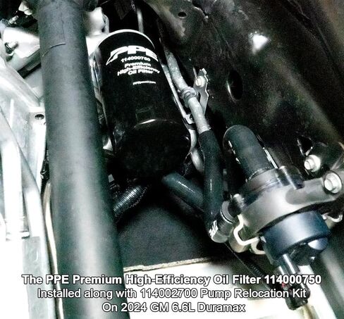 - فلتر زيت ممتاز عالي الكفاءة (طويل) 114000750 متوافق مع 2020+ GM 6.6L Duramax L5P (يستبدل AC Delco PF26) in Kuwait