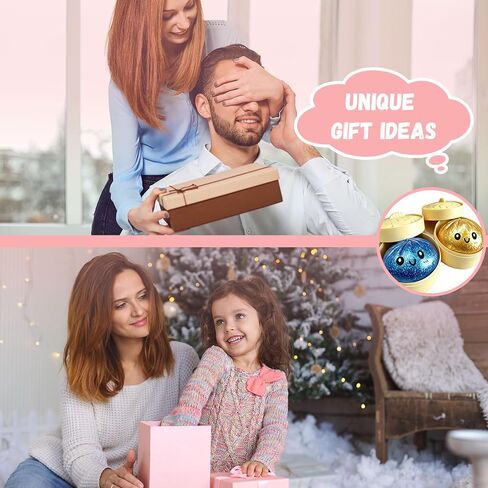 قطعتان من اسفنجيات الزلابية اللامعة، صندوق اسفنجي زلابية لامع غامض، كرات زلابية ملونة للضغط، لعبة حسية، عجينة ناعمة لتخفيف الضغط لتخفيف القلق (أزرق + ذهبي) in Kuwait