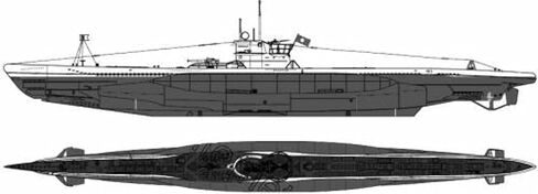 Trumpeter® DKM U-Boat Type VIIC U-552 Plastic Model Kit, 1/48 Scale in Kuwait