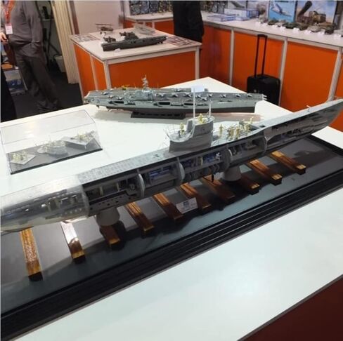 Trumpeter® DKM U-Boat Type VIIC U-552 Plastic Model Kit, 1/48 Scale in Kuwait