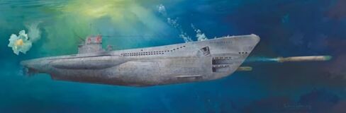 Trumpeter® DKM U-Boat Type VIIC U-552 Plastic Model Kit, 1/48 Scale in Kuwait