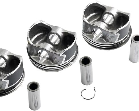 مجموعة بيستونز وخواتم المحرك 4 قطعة N46B20B Φ84mm متوافق مع 118i 120i 318i 320i 520i X1 X3 Z4 N46B20C N46B20E N46B20BD N46B20CC N46B20CD in Kuwait