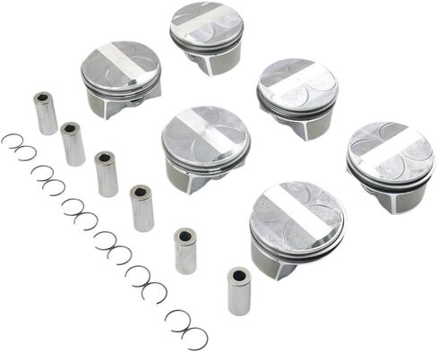 Piston Rings Set for M272 Engine - Compatible with E-Class W211 W212 C-Class W203 W204 and Other Models - Includes Part Numbers 2720303717 2720304017 A2720301018 in Kuwait