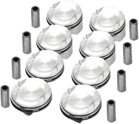 Pistons And Rings Set 8pcs 11257613626 11257574823 11257556955 11257617547 Compatible With 550i 750i X5 F01 F02 F03 E70 E71 N63 4.4L V8 in Kuwait