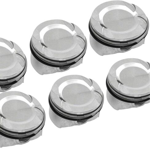 Pistons And Rings Set 8pcs 11257613626 11257574823 11257556955 11257617547 Compatible With 550i 750i X5 F01 F02 F03 E70 E71 N63 4.4L V8 in Kuwait