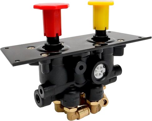 Hex Autoparts 801631 MV-3 Dash Air Brake Control Valve, Trailer Parking Brake Valves Compatible with Bendix 5013293, Freightliner BW5013293, Volvo BW801631 for Trucks and Trailers in Kuwait