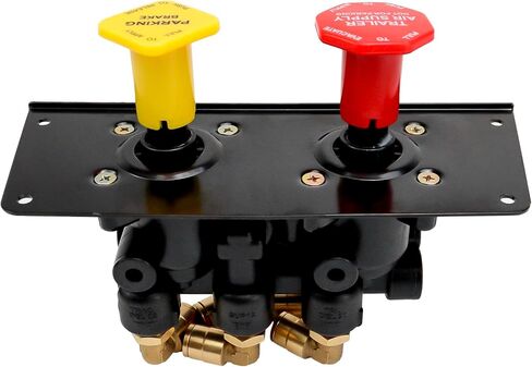 Hex Autoparts 801631 MV-3 Dash Air Brake Control Valve, Trailer Parking Brake Valves Compatible with Bendix 5013293, Freightliner BW5013293, Volvo BW801631 for Trucks and Trailers in Kuwait