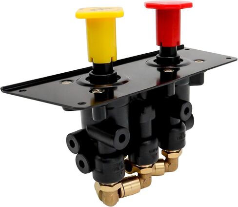 Hex Autoparts 801631 MV-3 Dash Air Brake Control Valve, Trailer Parking Brake Valves Compatible with Bendix 5013293, Freightliner BW5013293, Volvo BW801631 for Trucks and Trailers in Kuwait