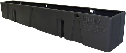 وحدة تخزين DUHA 10058 خلف المقعد تناسب موديلات الكابينة العادية 2007-2019 Chevy Silverado/GMC | منظم المقعد الخلفي باللون الأسود شديد التحمل | تتضمن فواصل in Kuwait