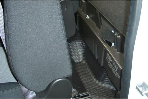وحدة تخزين DUHA 10058 خلف المقعد تناسب موديلات الكابينة العادية 2007-2019 Chevy Silverado/GMC | منظم المقعد الخلفي باللون الأسود شديد التحمل | تتضمن فواصل in Kuwait