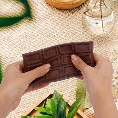 Chocolate Bar Squishy, Realistic Giant Big Jumbo Food Chocolate Squishy Soft Slow Rising Fidget Sensory Squeeze Pressure Ball for Adults Home Office Desk Gadgets & Party Favors in Kuwait