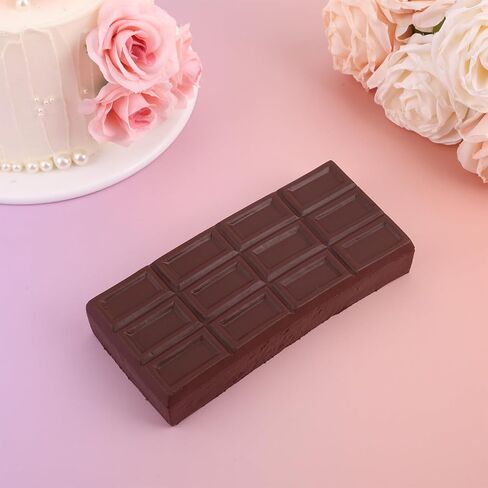 Chocolate Bar Squishy, Realistic Giant Big Jumbo Food Chocolate Squishy Soft Slow Rising Fidget Sensory Squeeze Pressure Ball for Adults Home Office Desk Gadgets & Party Favors in Kuwait
