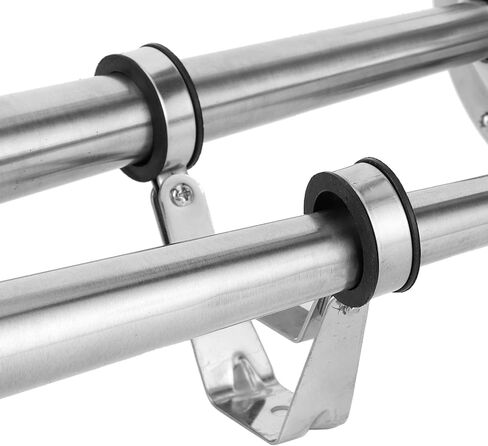aqxreight 12V Dual Trumpet Horn 304 الفولاذ المقاوم للصدأ المصقول للقوارب البحرية، RVs، سيارات الدفع الرباعي، والشاحنات وصوت واضح، سهل التركيب in Kuwait
