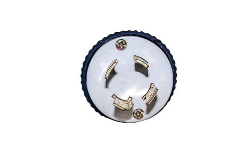 قابس مولد OZ-USA L14-30P - 30 أمبير 125/250 فولت قابس سلك طاقة بقفل ملتوي، 3 أقطاب 4 أسلاك - متوافق مع كابلات مولد الاعتماد in Kuwait