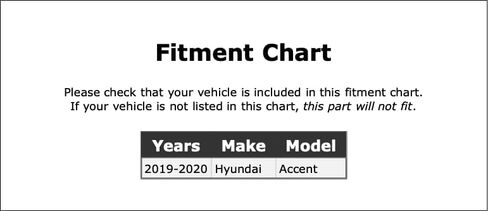 موصل تبديل مؤشر غطاء محرك السيارة متوافق مع Hyundai Accent 2020 2019 P-5166012 in Kuwait