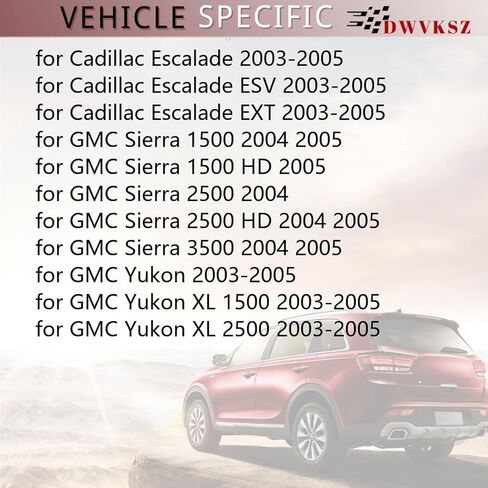 موصل مفتاح فتح الباب لكاديلاك إسكاليد 5.3L 2003 2004 2005، لـ Escalade 6.0L 2003 2004 2005، لـ GMC Yukon XL 1500 5.3L 2003 2004 2005 يستبدل #15305872، PT1013، عبوة واحدة in Kuwait