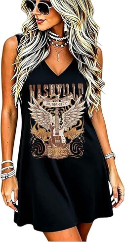 Live Simple Coconut Tree Mini Summer Dress for Women 2024 Vacation Tunic Sundress Sleeveless Casual Beach Tank Dresses in Kuwait