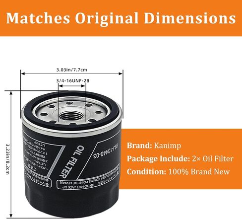 69J-13440-03-00 69J-13440-04-00 Oil Filter for Yamaha F150 F175 F200 F225 F250 Outboard Engine FX HO Cruiser SHO SVHO FSH190 195 212 222 242 252 255 275 AR SX 240 250 Series Sport Boat (2 PCS) in Kuwait