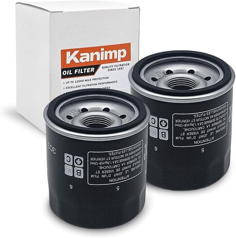5GH-13440-00 5GH-13440-71-00 16097-0008 Oil Filter Compatible with Yamaha F100 F115 F15 F25 F30 F40 F50 F60 F70 F75 F80, Replaces 16097-0011 16097-0004 16097-0008 (2 PCS) in Kuwait