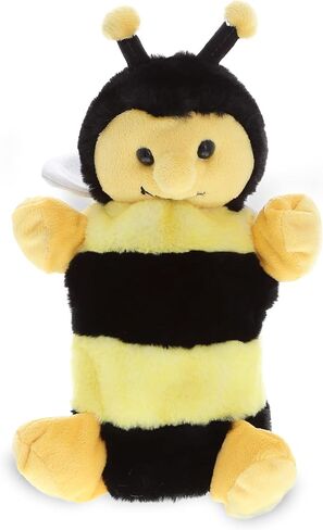 DolliBu Honeybee Hand Puppet Plush Toy - Super Soft Stuffed Animal Bee Plush for Puppet Show, Games, and Theater Play, Cool Educational Stuffed Toy for Kids and Toddlers - 10 Inches in Kuwait