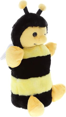 DolliBu Honeybee Hand Puppet Plush Toy - Super Soft Stuffed Animal Bee Plush for Puppet Show, Games, and Theater Play, Cool Educational Stuffed Toy for Kids and Toddlers - 10 Inches in Kuwait