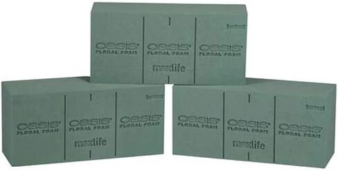Oasis Floral Foam (Wet) Bricks Standard Maxlife Pack of 3 in Kuwait