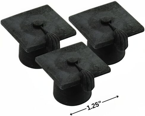 Fun Express - Grad Mortarboard Pencil Top Erasers for Graduation - Stationery - Pencil Accessories - Erasers - Graduation - 24 Pieces in Kuwait