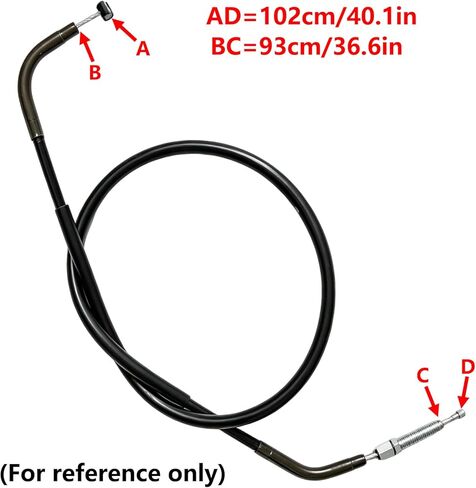 Motorcycle Clutch Control Cable Wire Compatible with Suzuki GSXR600 1996-2000 GSXR750 1996-1999 GSX-R1000 2001-2004 58200-33E01 in Kuwait
