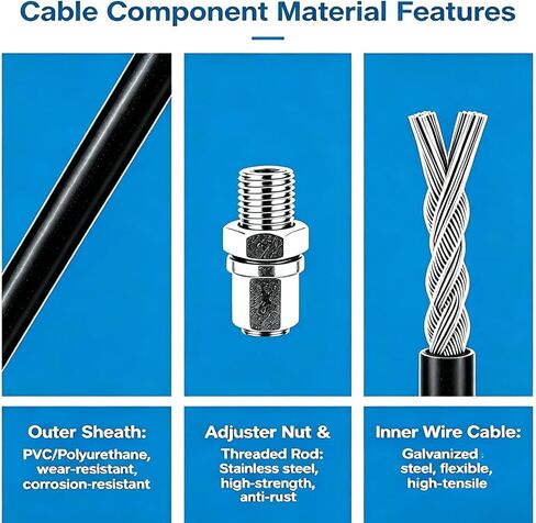 Motorcycle Clutch Control Cable Wire Compatible with Suzuki GSXR600 1996-2000 GSXR750 1996-1999 GSX-R1000 2001-2004 58200-33E01 in Kuwait