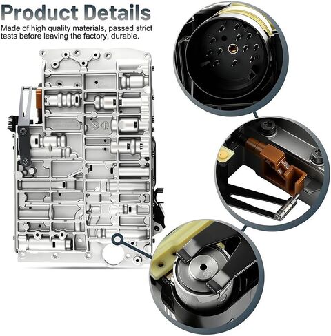 2112770101 722.6 جسم صمام ناقل الحركة و6 ملفات لولبية مع لوحة موصل متوافقة مع Chrysl er Dodge Jeep Jaguar 52108258AA 52108266AB Nag1 in Kuwait