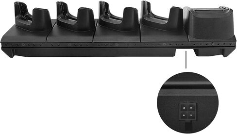 5-Slot Built in Battery Charging Cradle/Station for Zebra TC51 TC56 TC52 TC57 Handheld Barcode Scanners,Compatible with Symbol TC51 (with 4-Slot Spare Battery Charger Only),P/N:CRD-TC51-5SC4B-01 in Kuwait