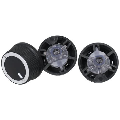 3 قطع 84141127 مقبض درجة حرارة تيار متردد متوافق مع Chevy Express 1500 2500 3500 (2008-2021) متوافق مع GMC Savana 1500 2500 3500 (2008-2017) مقبض التحكم في درجة الحرارة AC in Kuwait