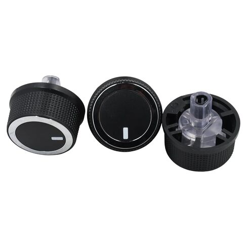3 قطع 84141127 مقبض درجة حرارة تيار متردد متوافق مع Chevy Express 1500 2500 3500 (2008-2021) متوافق مع GMC Savana 1500 2500 3500 (2008-2017) مقبض التحكم في درجة الحرارة AC in Kuwait