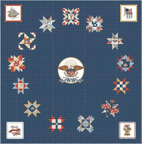 Riley Blake Designs Independence American Independence BOM Quilt Kit KT-17330 in Kuwait