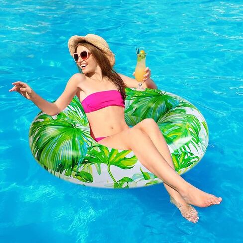 Adult Pool Floats,Inflatable Pool Floats,Pool Swimming Ring,Water Fun Large Inflatable Summer Beach Swimming Rafts Adult in Kuwait