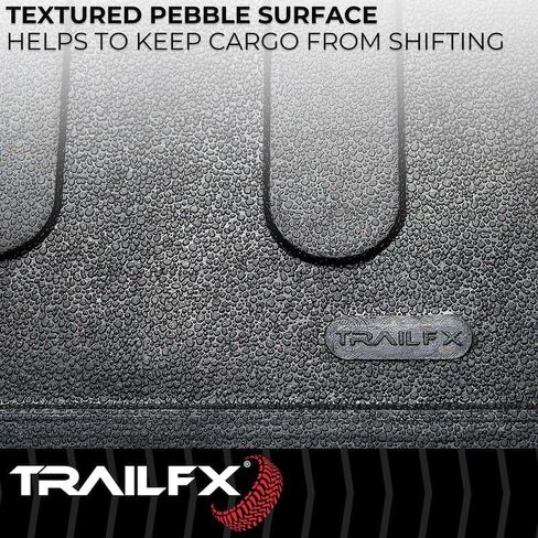 TrailFX Bed Liner FitsFord Maverick 2022-2026 Black Textured Pebble Rubber Surface No Raised Edges Heavy-Duty Durable Rubber Material Drop in Mat in Kuwait