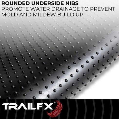 TrailFX Bed Liner FitsFord Maverick 2022-2026 Black Textured Pebble Rubber Surface No Raised Edges Heavy-Duty Durable Rubber Material Drop in Mat in Kuwait