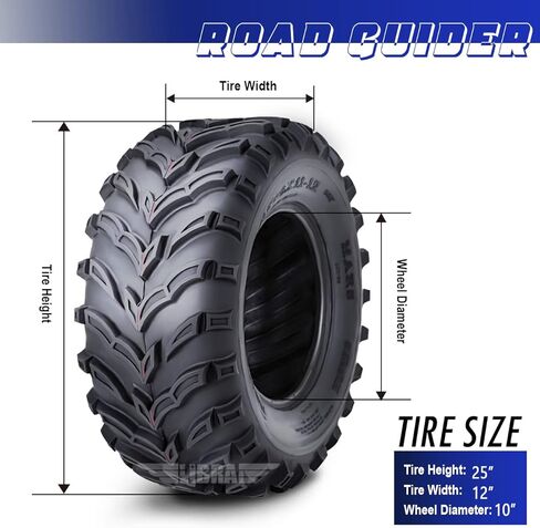 إطار ROADGUIDER One الجديد ATV/UTV 25x12-10 25x12x10 6PR 10274 in Kuwait
