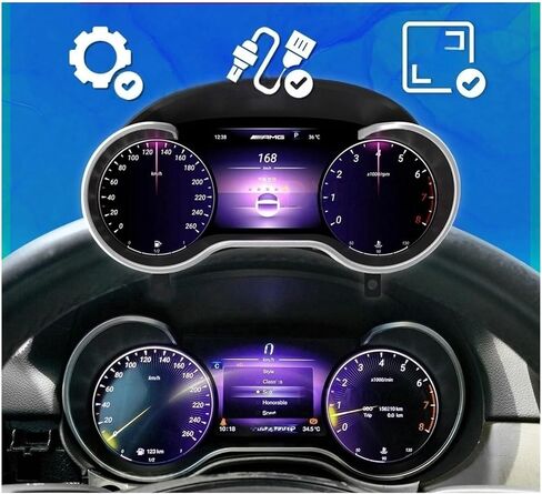 Linux Car Panel Instrument Compatible ForBenz GLS Class LCD Digital Cluster Virtual Cockpit Head Unit Accesorries Dashboard in Kuwait