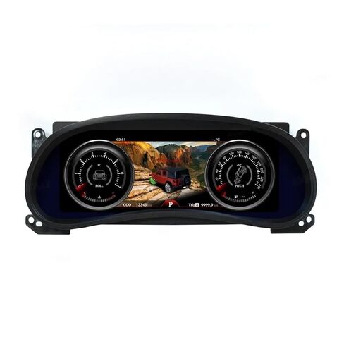 Car Digital Cluster Instrument Compatible for Jeep Wrangler JK 2011-2017 LCD Speedometer Dashboard Display Panel Virtual Cockpit Linux OS in Kuwait