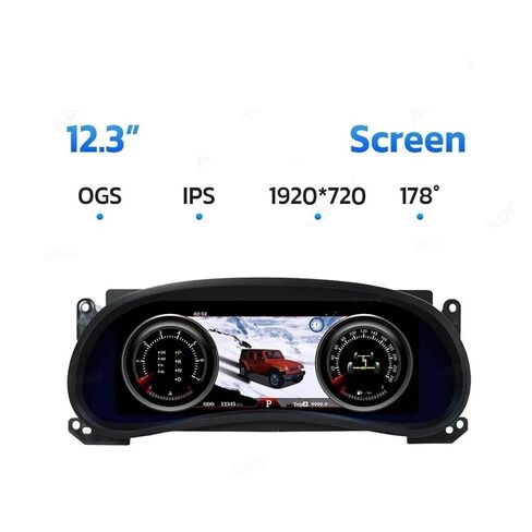 Car Digital Cluster Instrument Compatible for Jeep Wrangler JK 2011-2017 LCD Speedometer Dashboard Display Panel Virtual Cockpit Linux OS in Kuwait